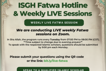 ISGH Fatwa Hotline & LIVE Sessions